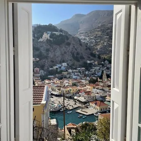 Maison Avec Terrasses Et Vues Symi Exterior foto